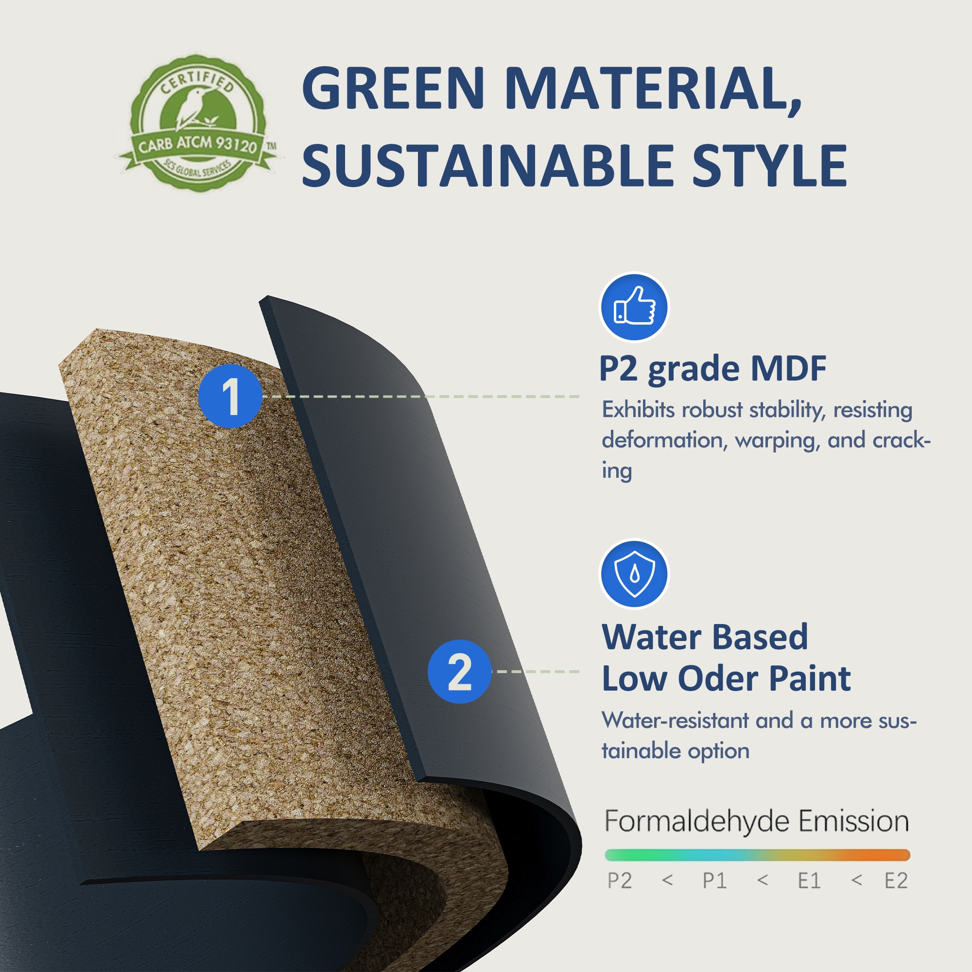 Cat Litter Box Enclosure Nightstand With Led Light Navy Blue_voghion.com